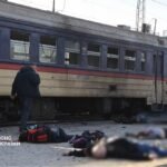 Al menos 13 muertos en un ataque ruso contra una estación de tren de la ciudad ucrania de Dnipró
