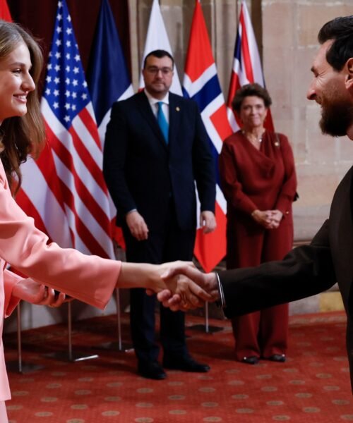 Leonor preside por primera vez en solitario la audiencia con los ganadores de los Princesa de Asturias
