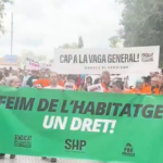 Armengol asiste en Palma a la manifestación por la vivienda tras el revés de los decretos