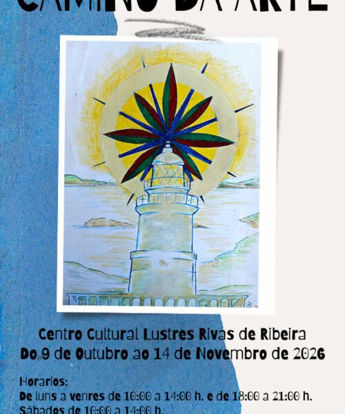 A exposición conxunta “Camiño da arte” amosa no Lustres Rivas o talento de creadores barbanzáns