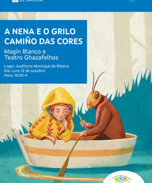 A función A nena e o grilo camiño das cores recala en Ribeira este luns 12 de outubro
